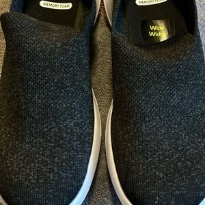 Men's Black Slip-On Shoes with Memory Foam